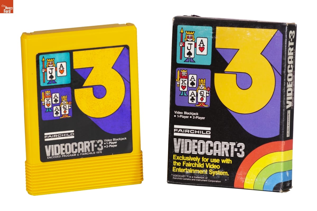 Fairchild Videocart-3 Game, "Video Blackjack," 1976
