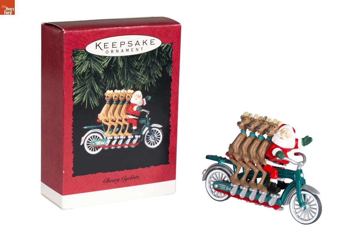 Hallmark "Cheery Cyclists" Christmas Ornament, 1994