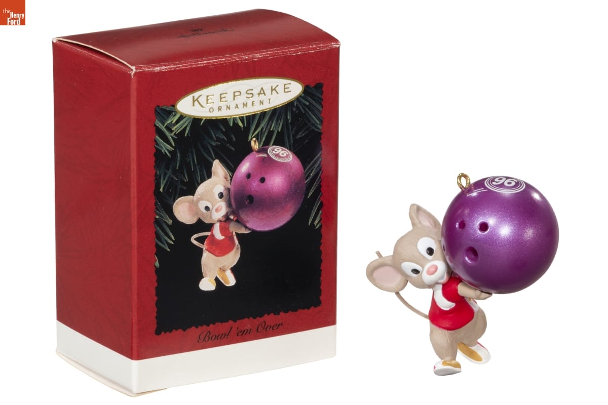 Hallmark "Bowl 'Em Over" Christmas Ornament, 1996