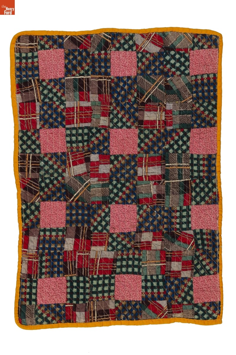Mennonite One-Patch Doll Quilt, circa 1910