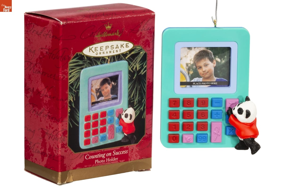 Hallmark "Counting on Success Photo Holder" Christmas Ornament, 1999