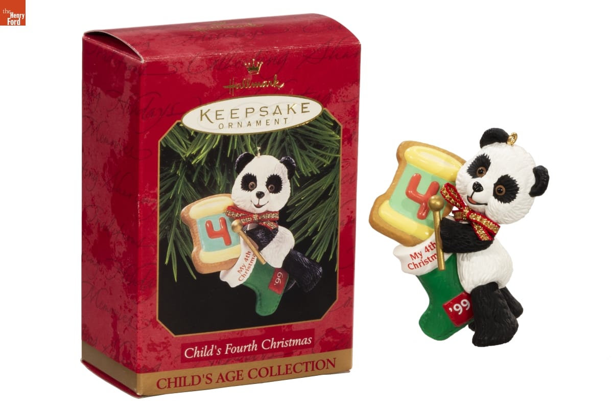 Hallmark "Child's Age Collection: Child's Fourth Christmas" Christmas Ornament, 1999