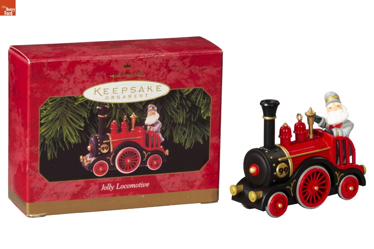Hallmark "Jolly Locomotive" Christmas Ornament, 1999