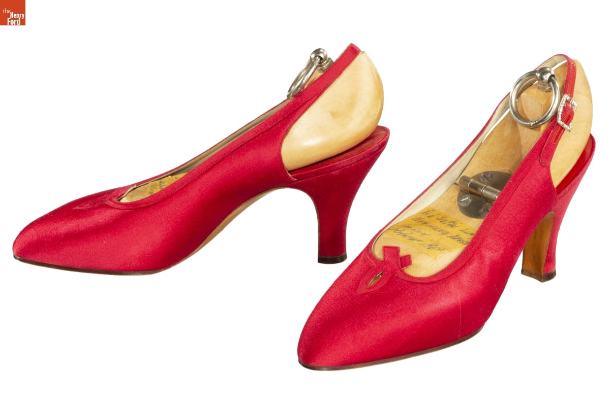 Shoes, Worn by Elizabeth Parke Firestone, 1963