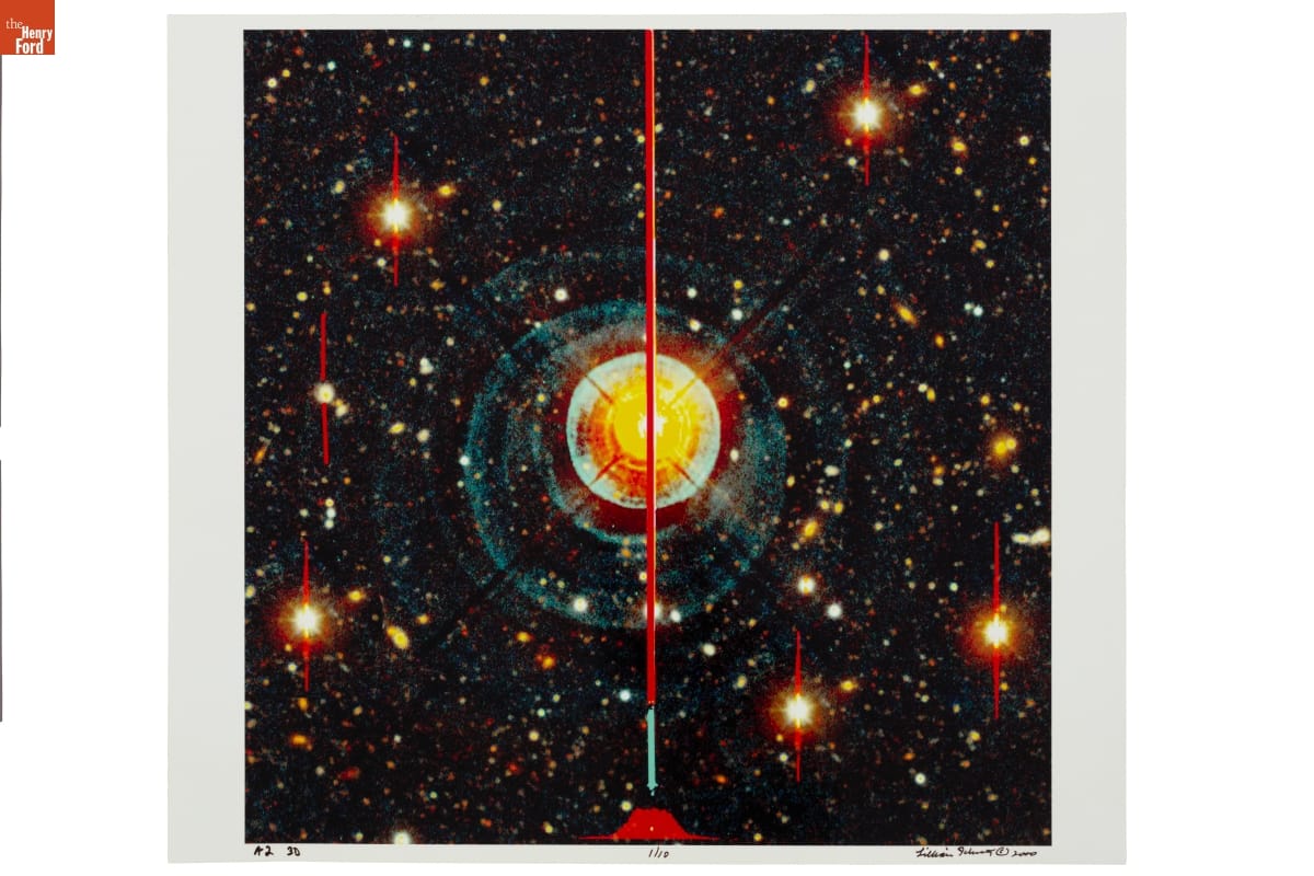 "A2 3D" by Lillian F. Schwartz, 2000