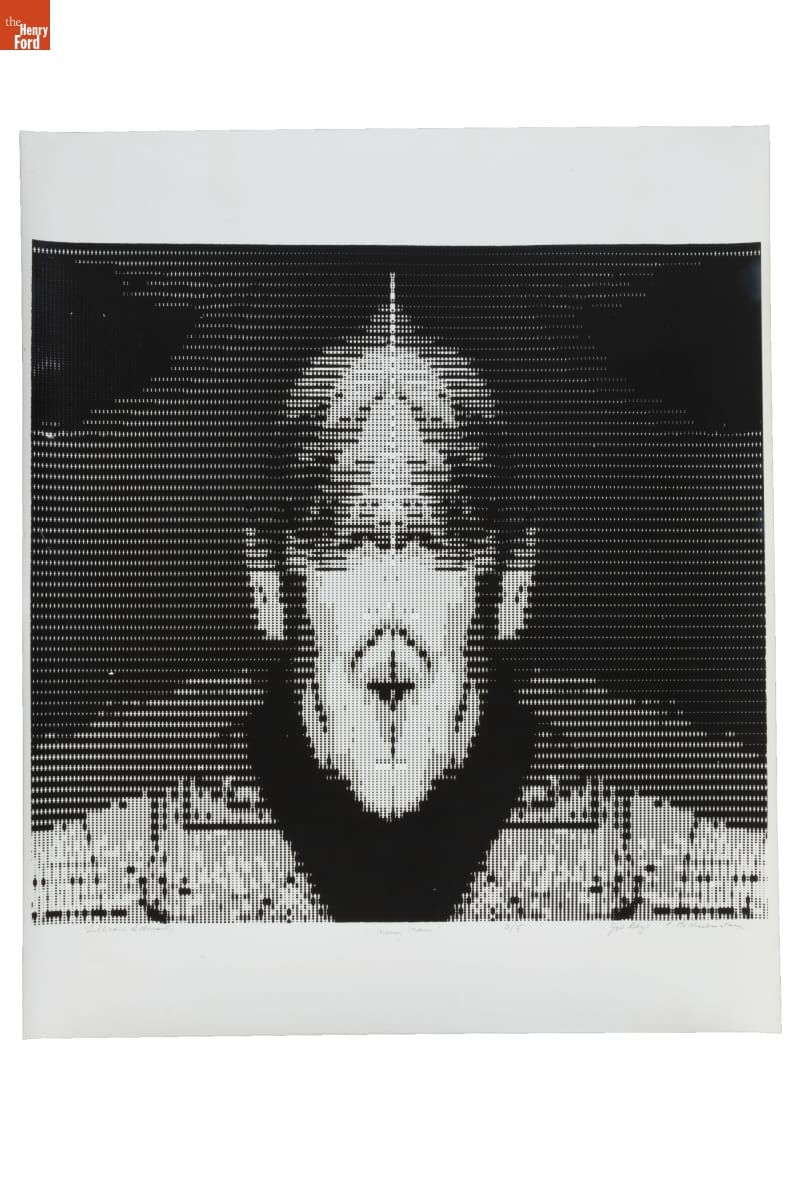"Viking Man" by Lillian F. Schwartz with Joe Blye and Charles. B. Rubinstein