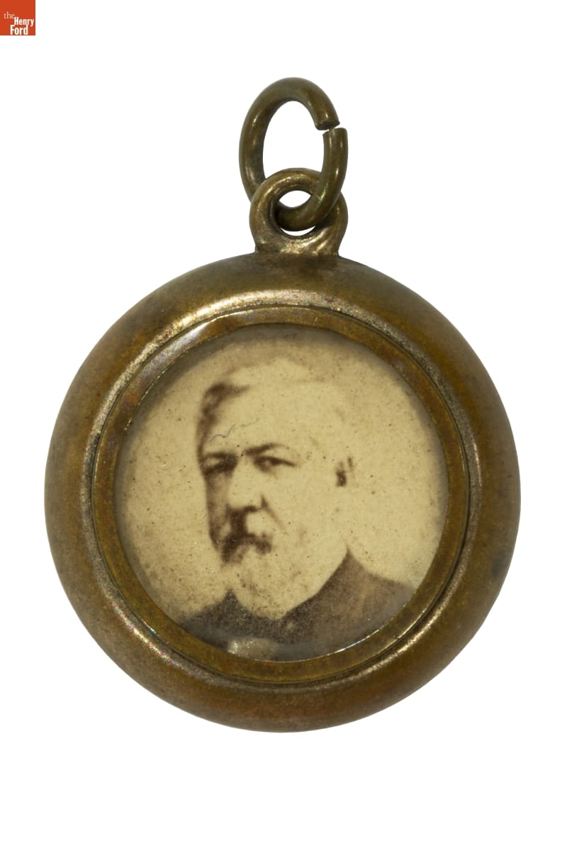Blaine-Logan Campaign Charm, 1884