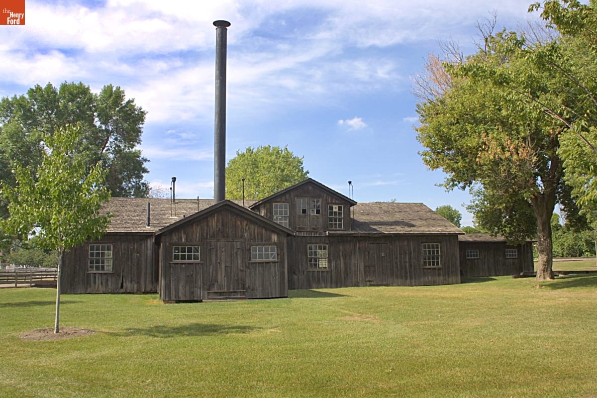 Stoney Creek Sawmill during the Greenfield Village Restoration Project, September 2002