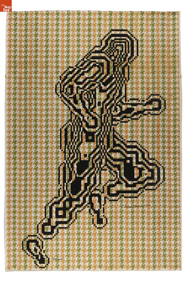 "Olympiad" by Lillian F. Schwartz, 1971