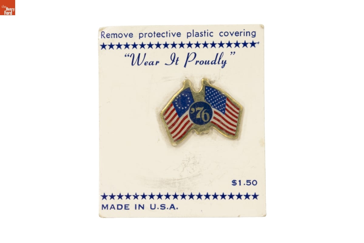American Revolution Bicentennial Lapel Pin, circa 1976