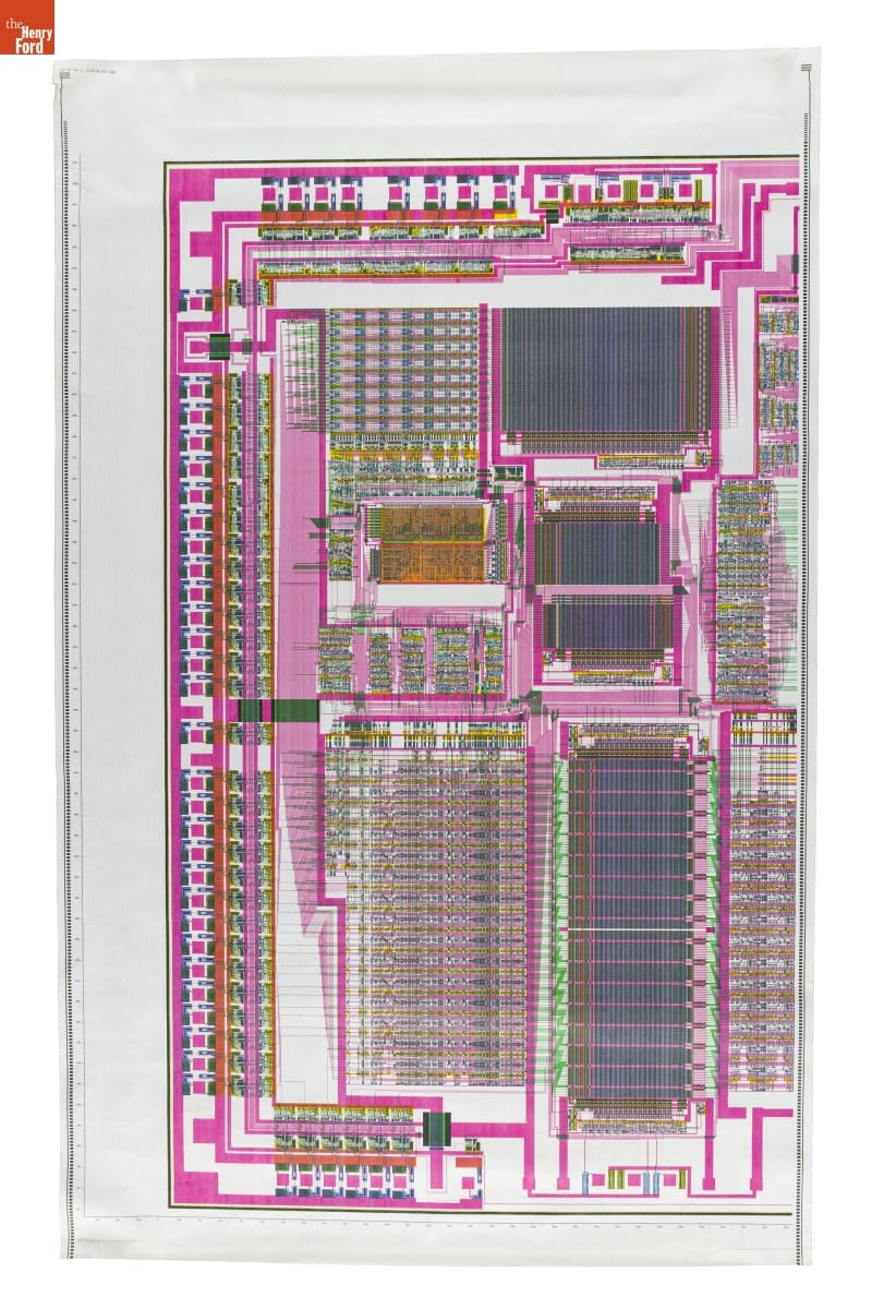 Computer Chip Printouts, 1986