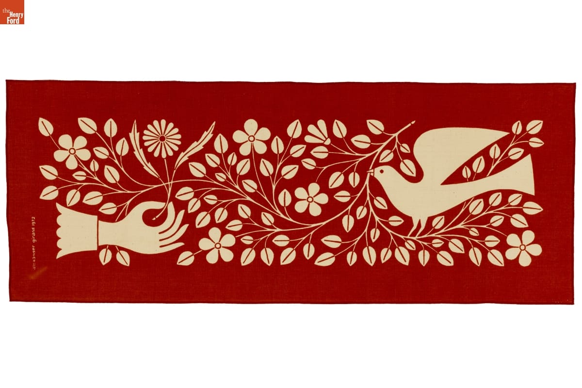 Environmental Enrichment Panel, "Hand and Dove," Designed by Alexander Girard for Herman Miller, 1972