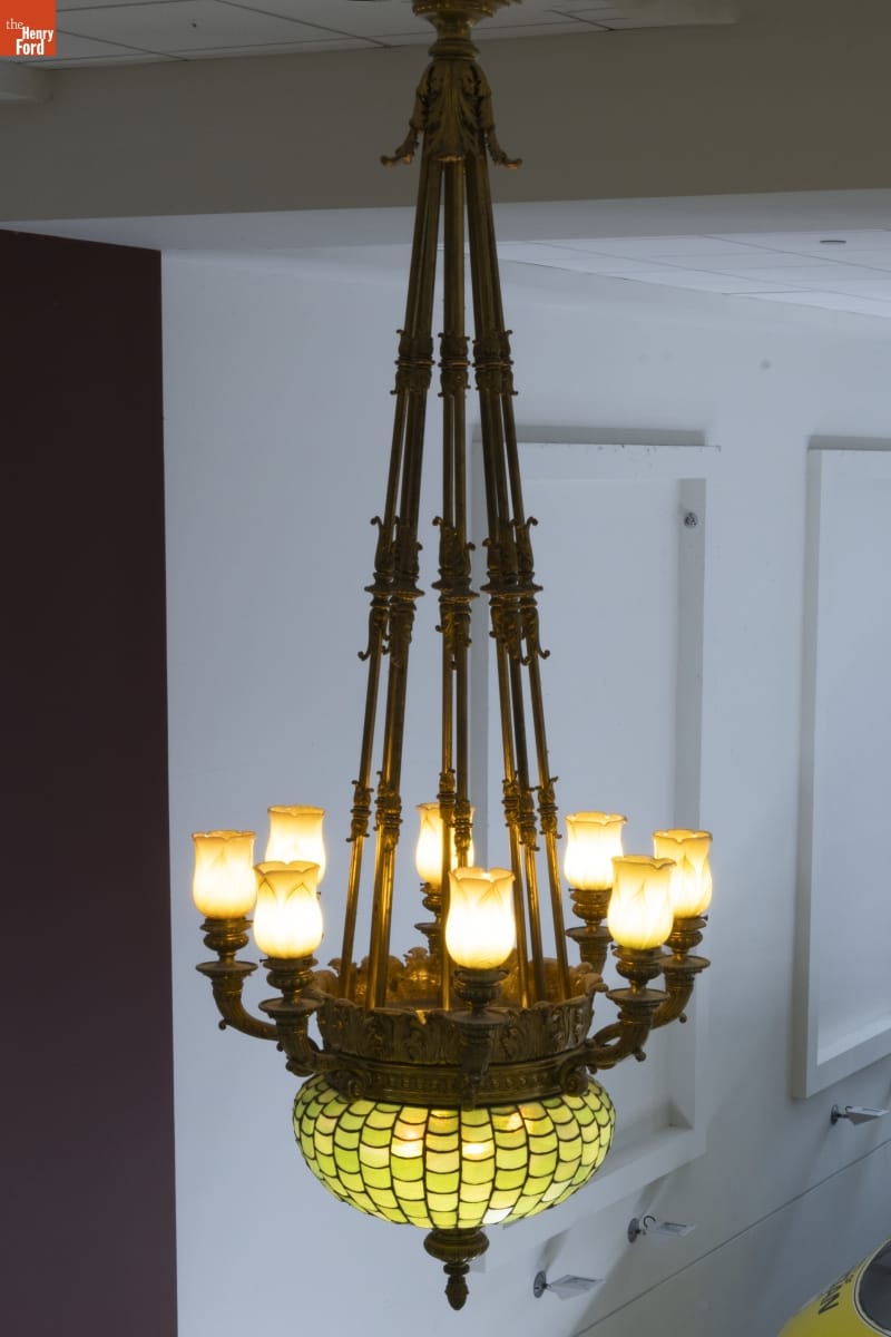 Chandelier, Used in the Astoria Garden of the Waldorf-Astoria Hotel, circa 1897