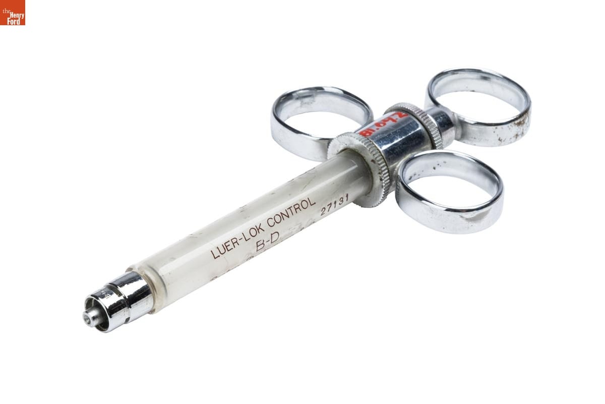 "Luer Lok Control" Syringe, circa 1945