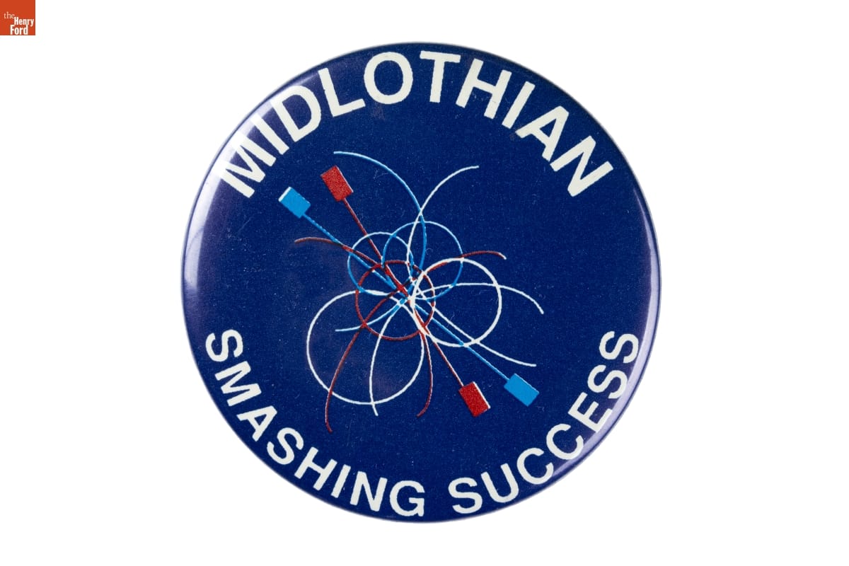 "Midlothian Smashing Success" Button, 1987-1993
