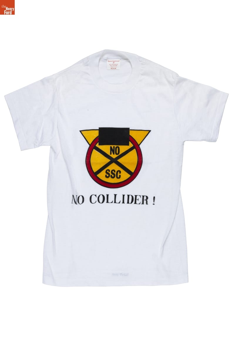 "No SSC No Collider!" T-Shirt, 1987-1993
