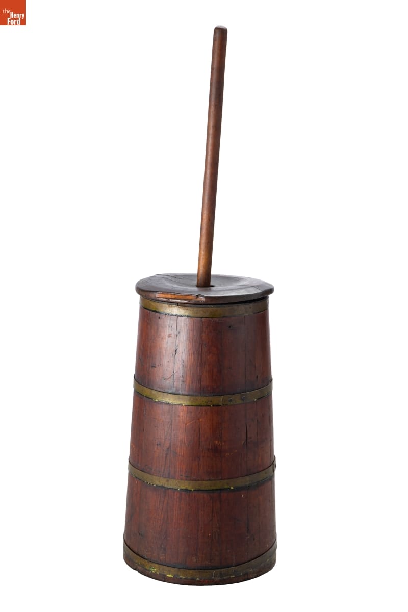Butter Churn with Dasher, circa 1800