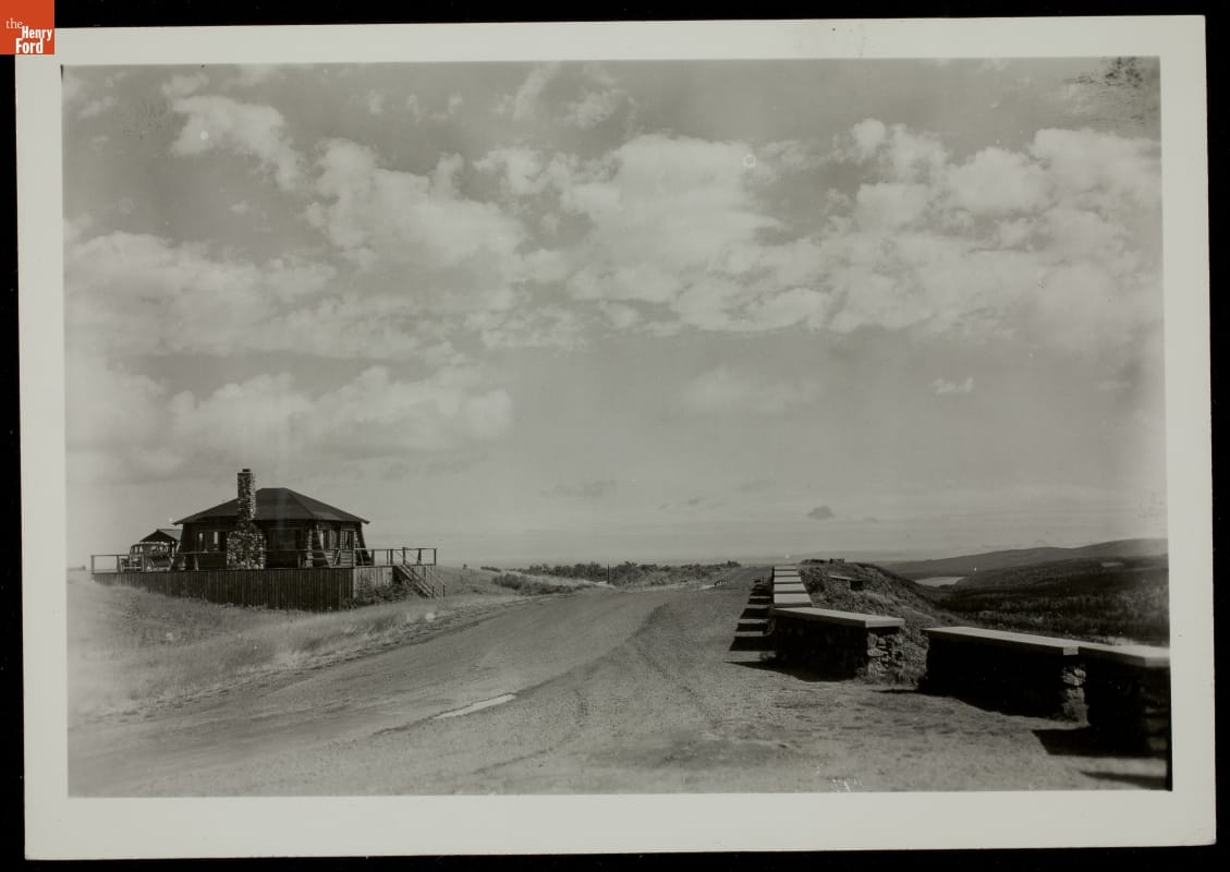 Brockway Mountain Top, Keweenaw Peninsula, Michigan, circa 1940