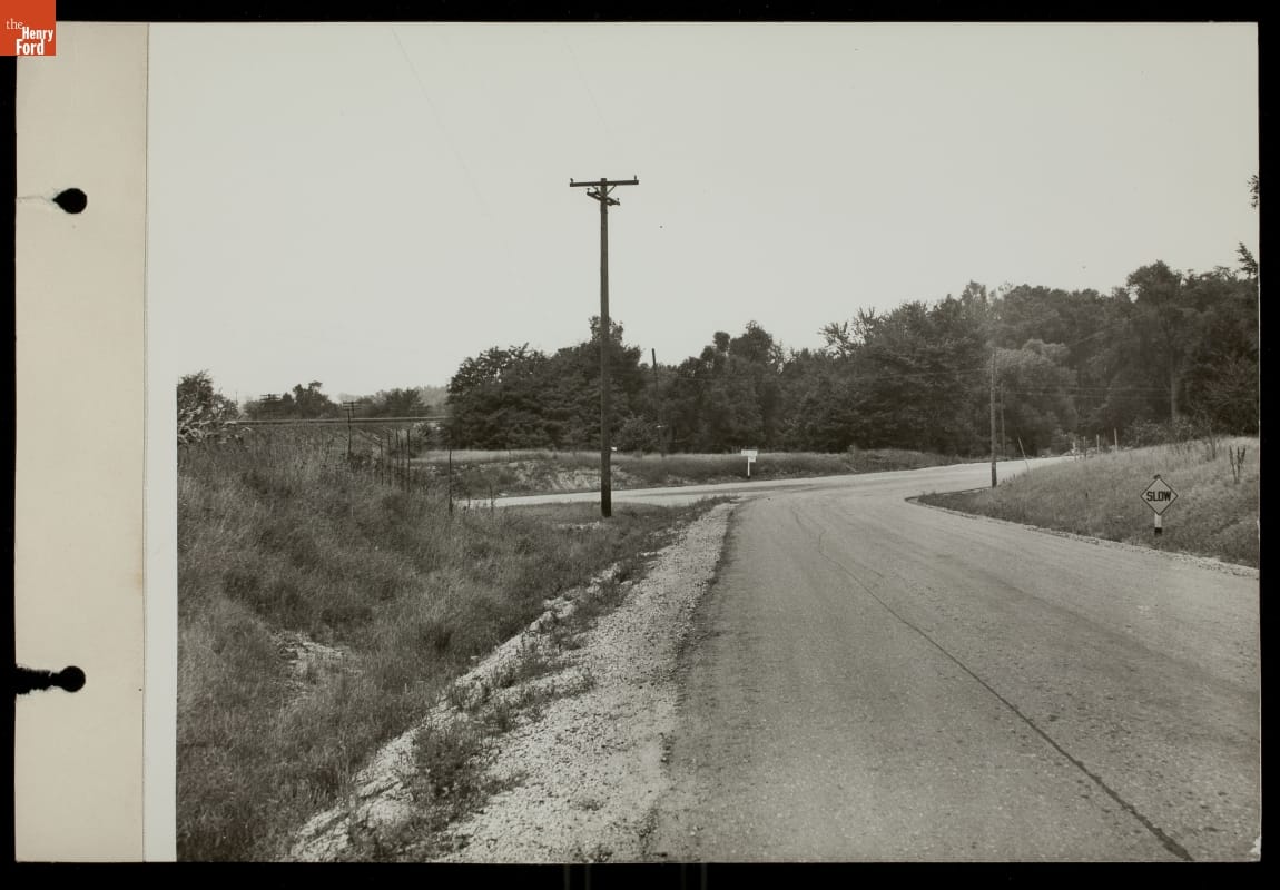 Road Intersection, Dexter, Michigan, 1942