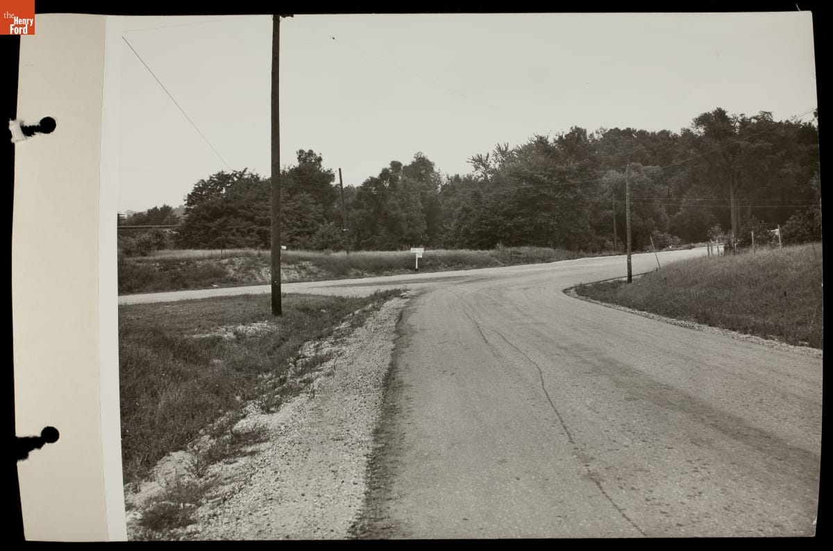 Road Intersection, Dexter, Michigan, 1942