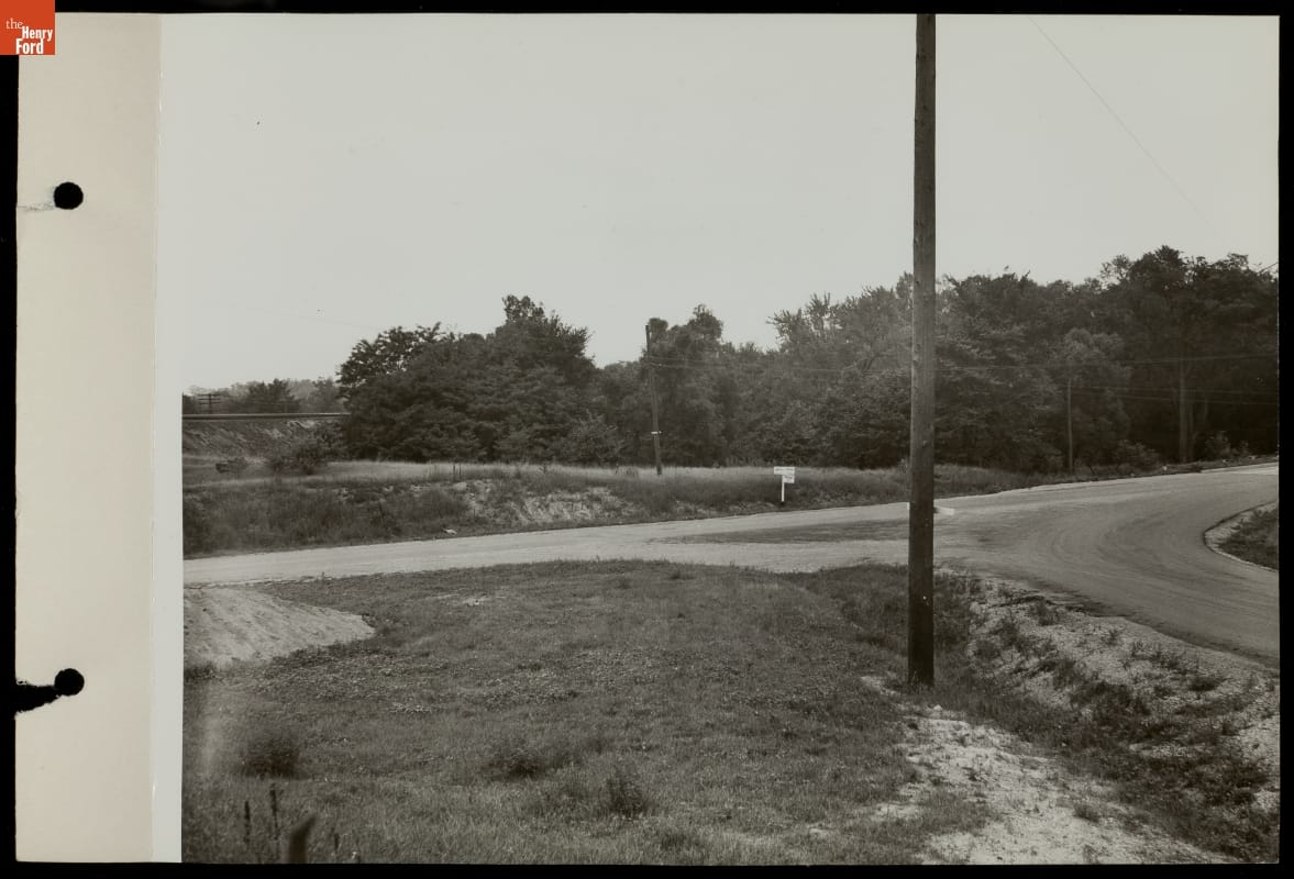 Road Intersection, Dexter, Michigan, 1942