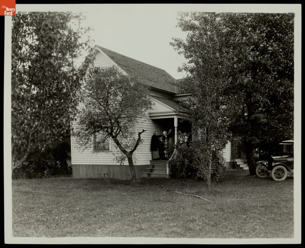 Family Gathered on a Porch, circa 1920