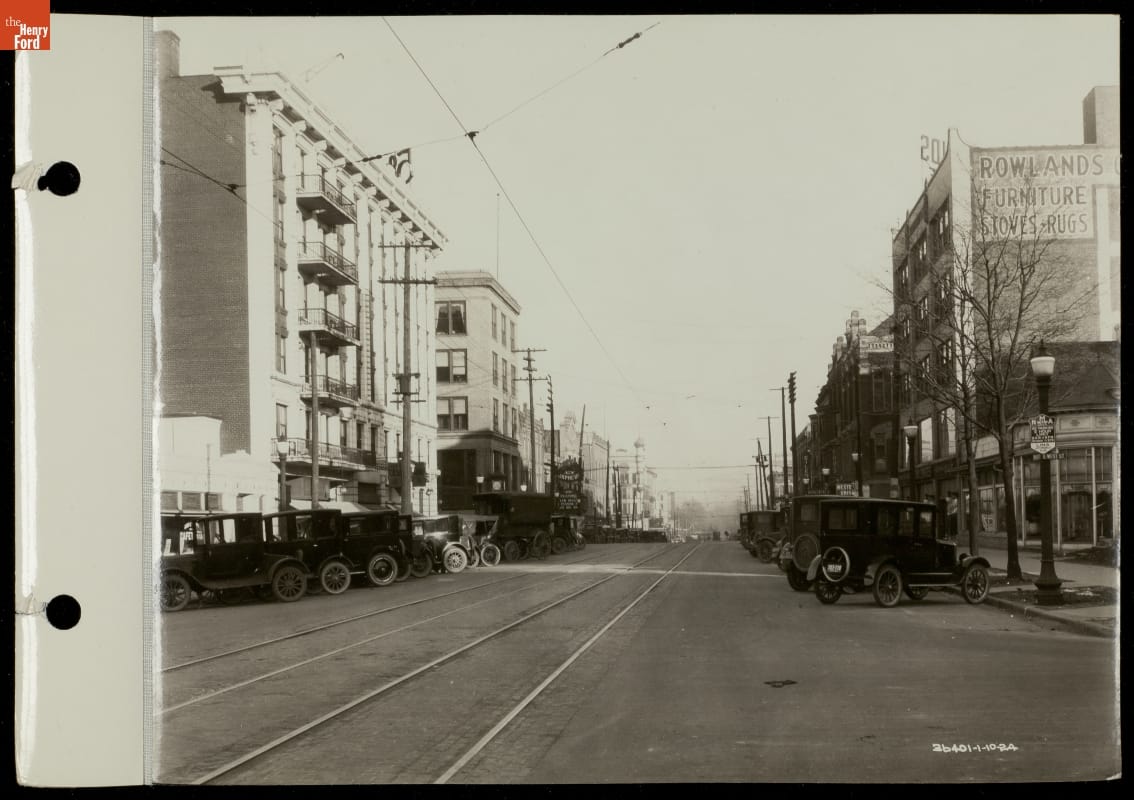 Street Scene in Lima, Ohio, 1924