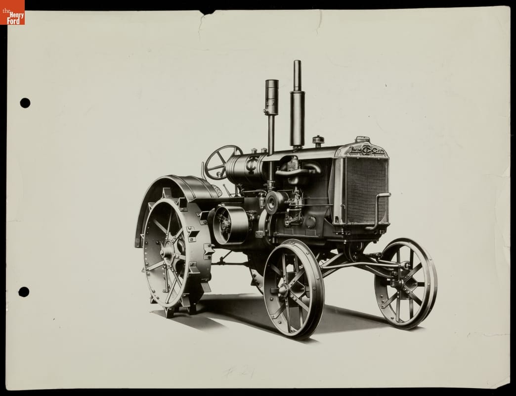 Side View of Twin City Steam Tractor, circa 1920