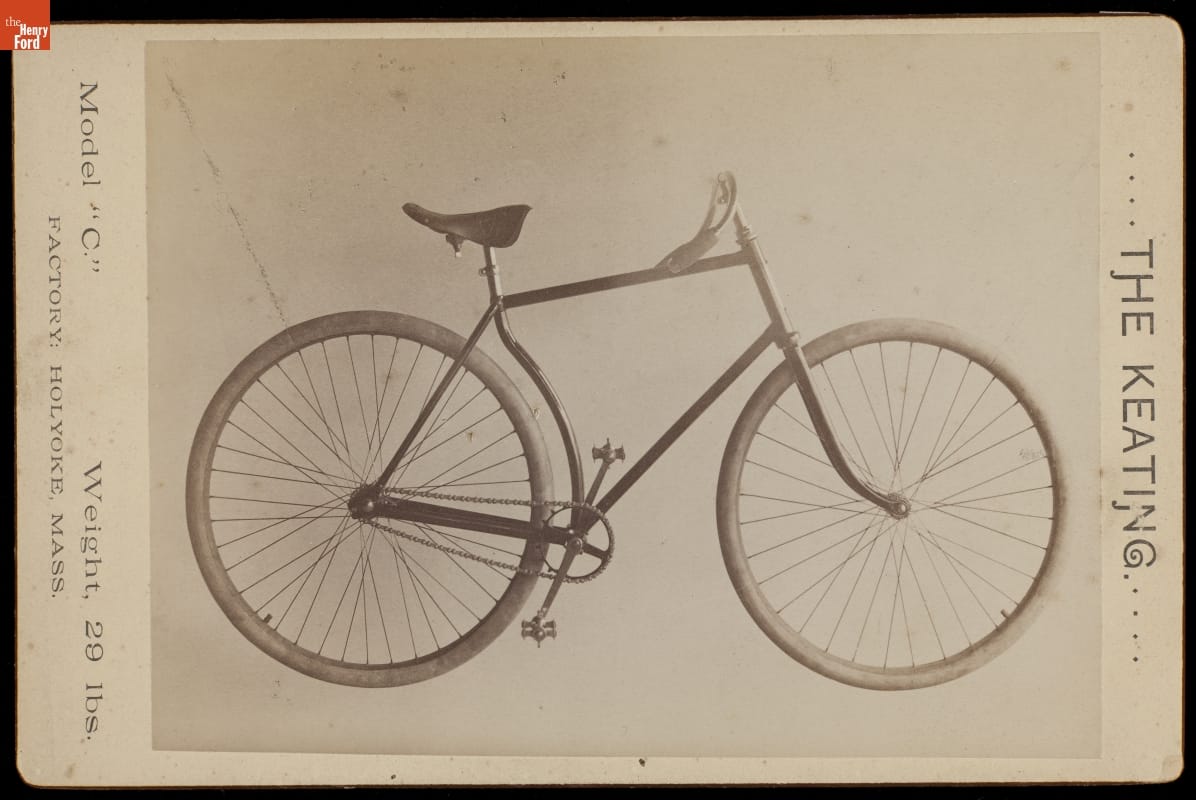 Advertising Card for Keating Model "C" Bicycle, 1892