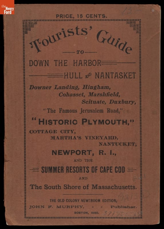 "Tourists' Guide to Down the Harbor, Hull and Nantasket," 1893