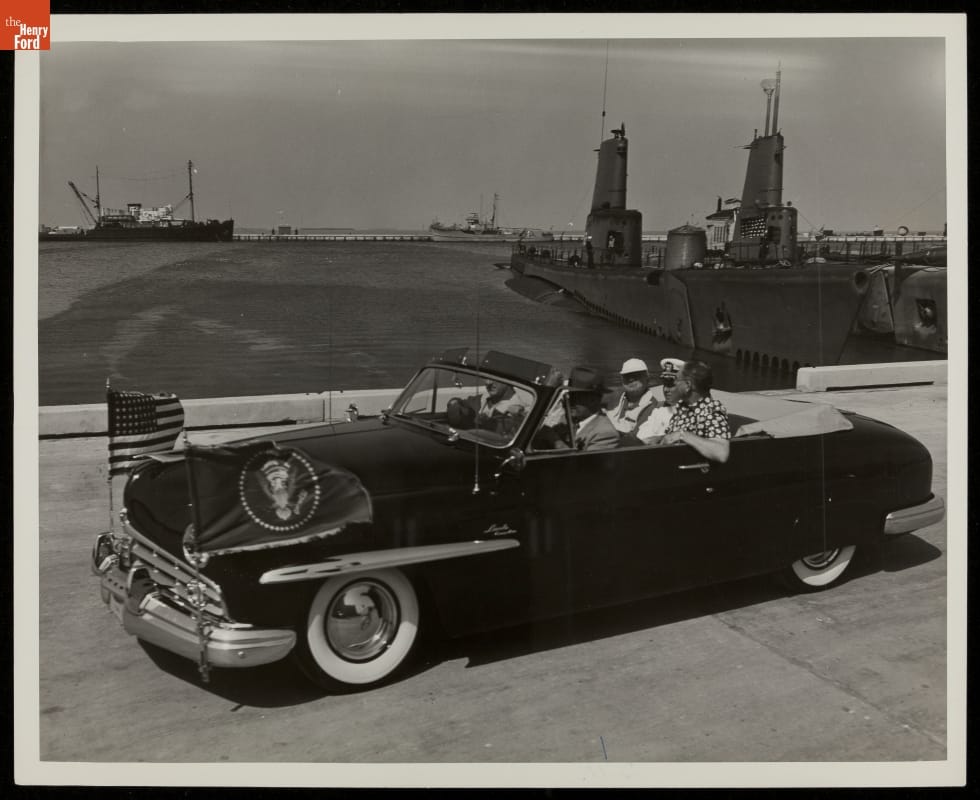 President Harry Truman at the Key West Naval Station, Florida, 1952