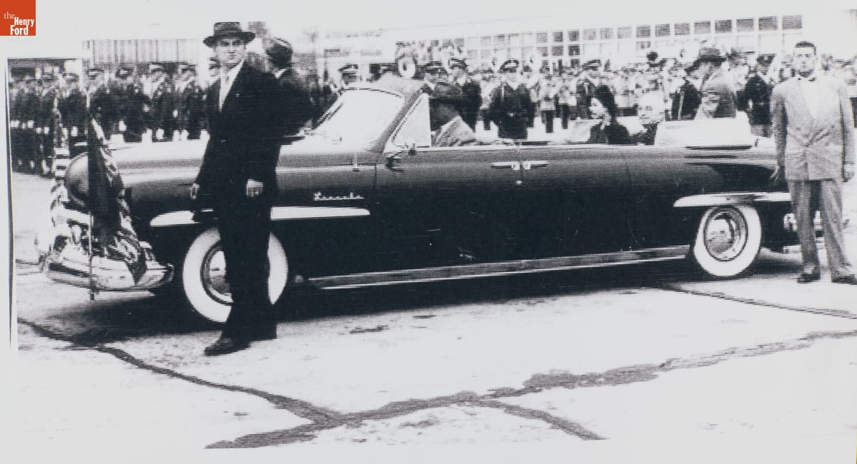 President Harry Truman and Princess Elizabeth of Great Britain, Departing from Andrews Air Force Base, 1951