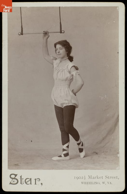 Circus Trapeze Artist, circa 1890