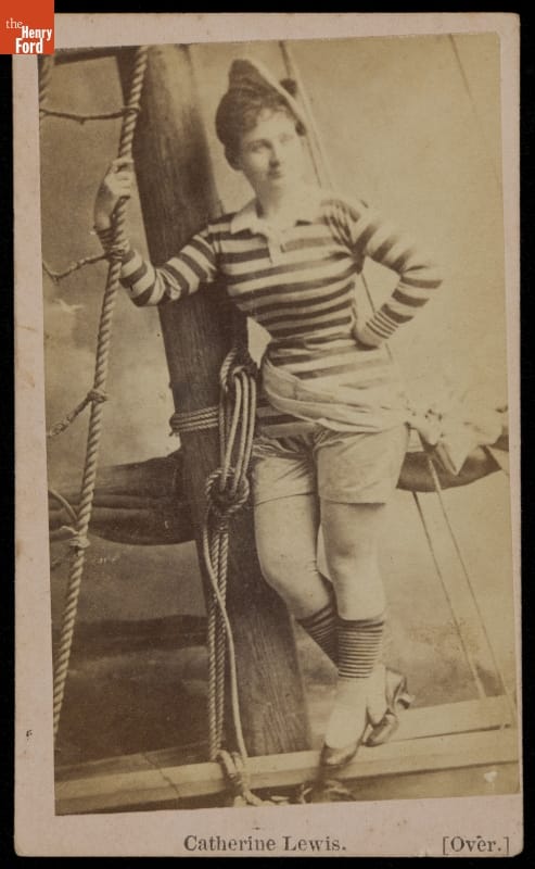 Portrait of Actress Catherine Lewis, circa 1880