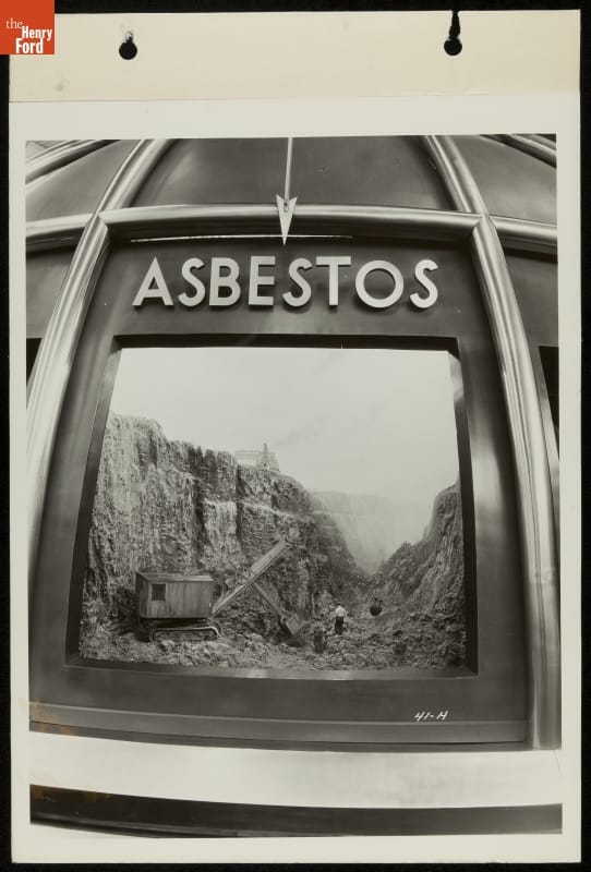 Asbestos Mining Diorama, Ford Exhibition Building, Century of Progress International Exposition, Chicago, Illinois, 1934