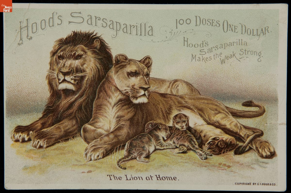 Trade Card for Hood's Sarsaparilla, C.I. Hood & Co., 1888-1898
