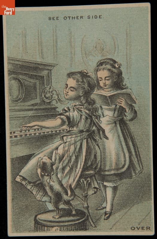 Trade Card for Columbia Chilled Plow, Copake Iron Works, circa 1875