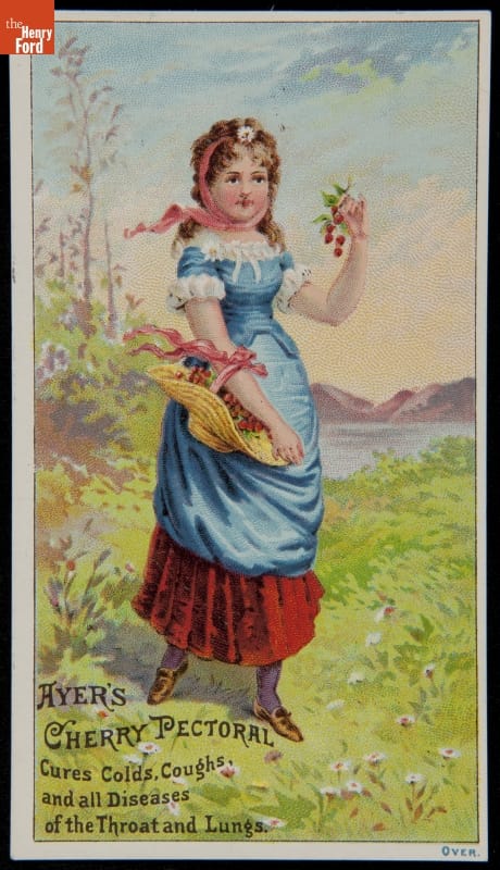 Trade Card for Ayer's Cherry Pectoral, circa 1885