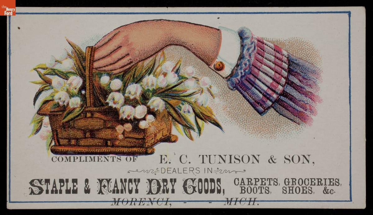 Trade Card for E.C. Tunison & Son, 1870-1890