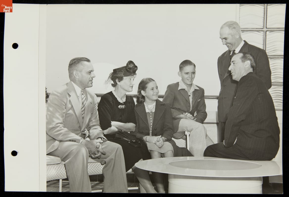 Families at Ford Exposition, New York World's Fair, 1940