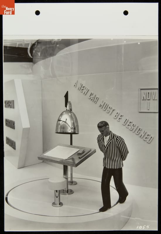 Ford Exposition Display, "A New Car Must Be Designed," New York World's Fair, 1939