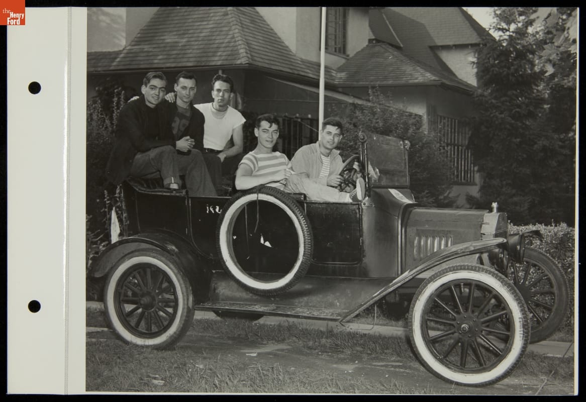 Boys in Ford Model T, New York World's Fair, 1939