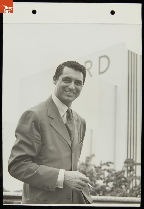 Actor Cary Grant at Ford Exposition, New York World's Fair, 1939