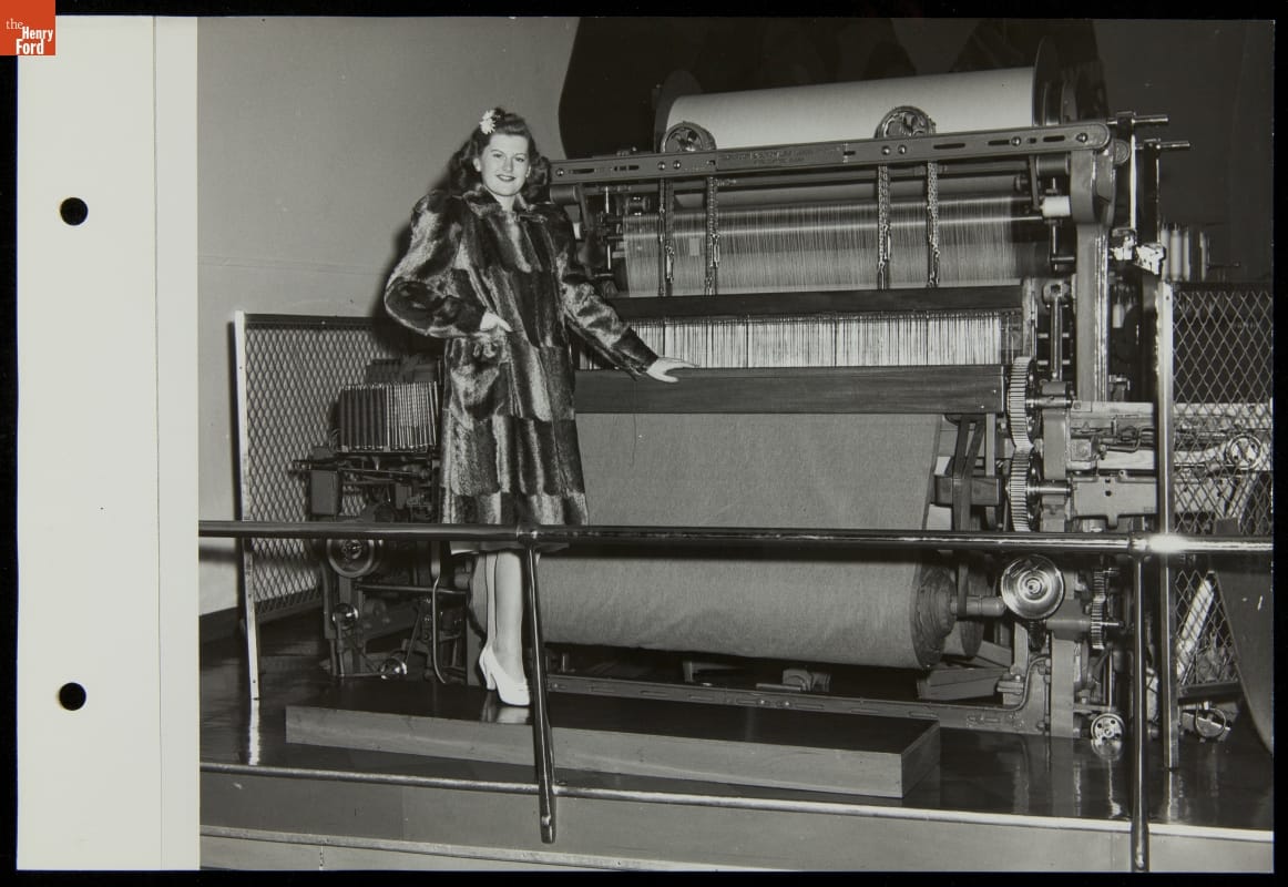 Busy Bee Spinner, Shelton Loom Exhibit, Ford Exposition, New York World's Fair, 1940