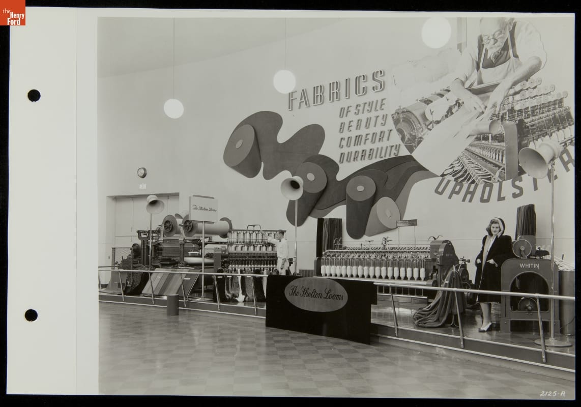 Shelton Looms Exhibit, Ford Exposition, New York World's Fair, 1940