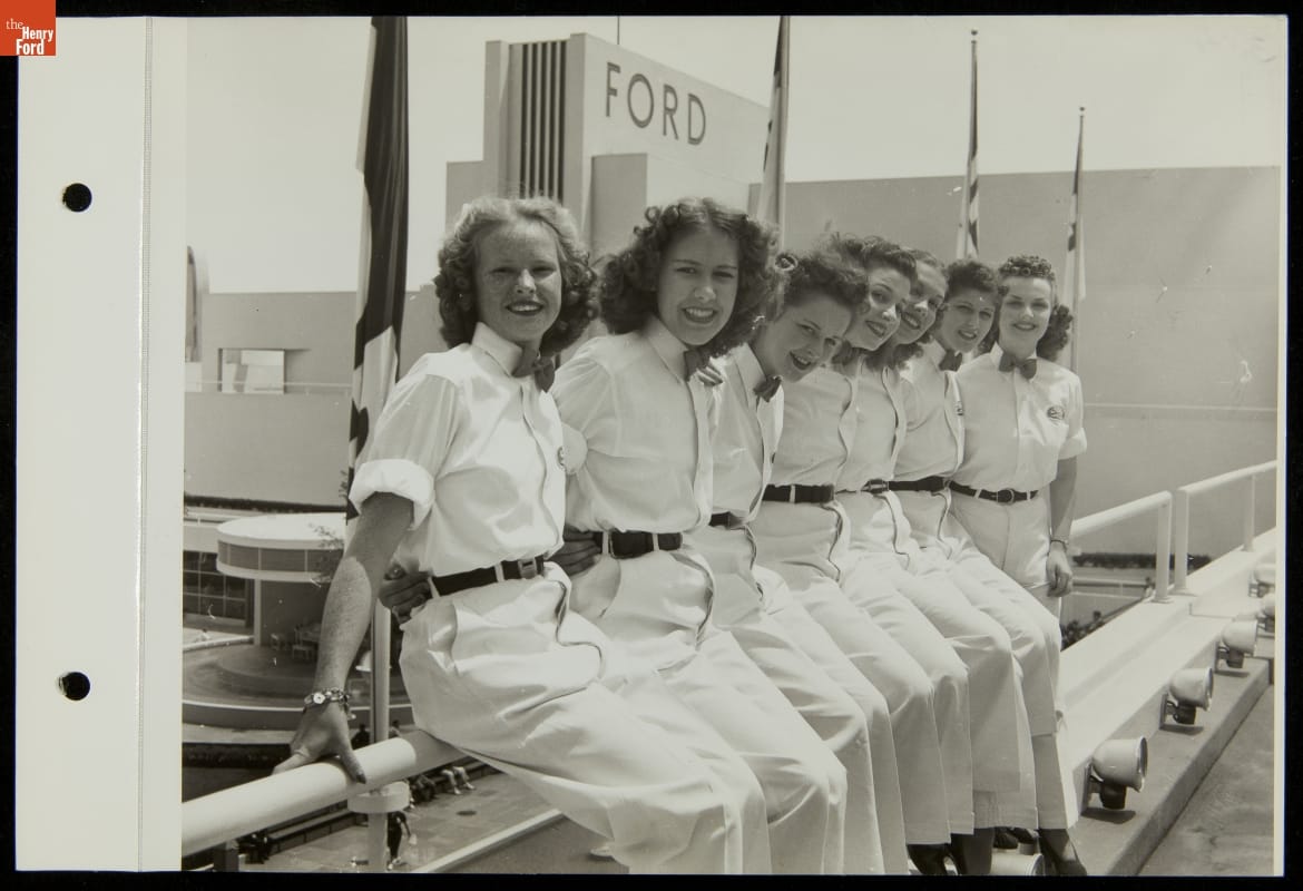 Florida Girls at Ford Exposition, New York World's Fair, 1939
