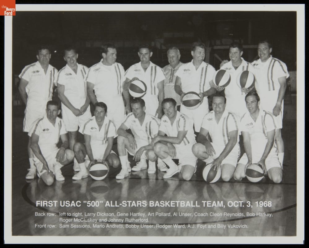 Bobby Unser Collection--Photographs--Racing--1968 Basketball Tournament--Item1