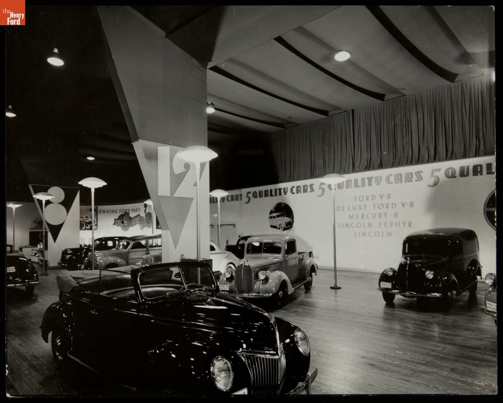 Ford Automobile Display at Golden Gate International Exposition, San Francisco, California, 1939-1940