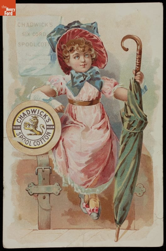 Trade Card for Chadwick's Spool Cotton, James Chadwick & Bros., 1870-1900