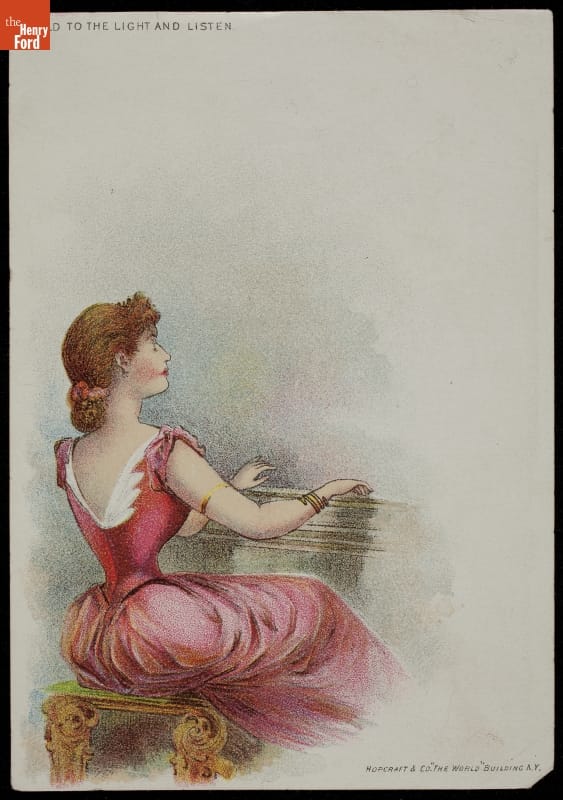 Trade Card for Organs, Story & Clark Organ Co., 1880-1900